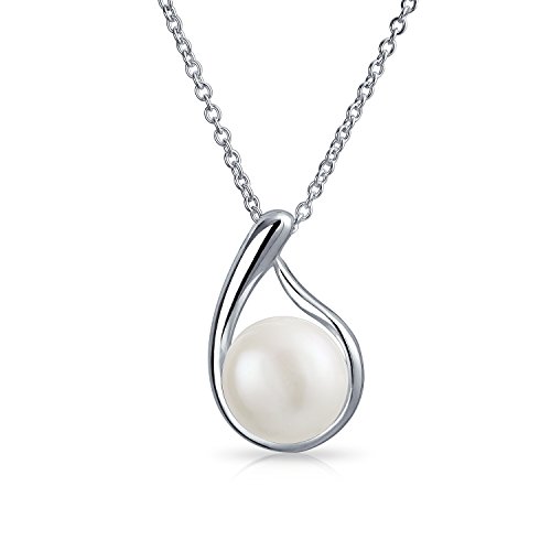 White Freshwater Cultured Pearl Necklace for Women, Real Pearl